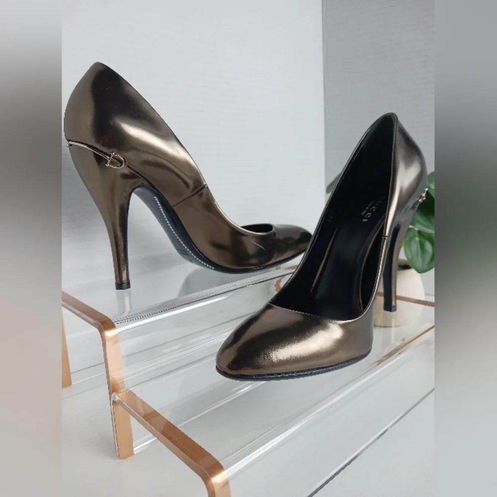 Gucci - Leather High-Heel Pumps